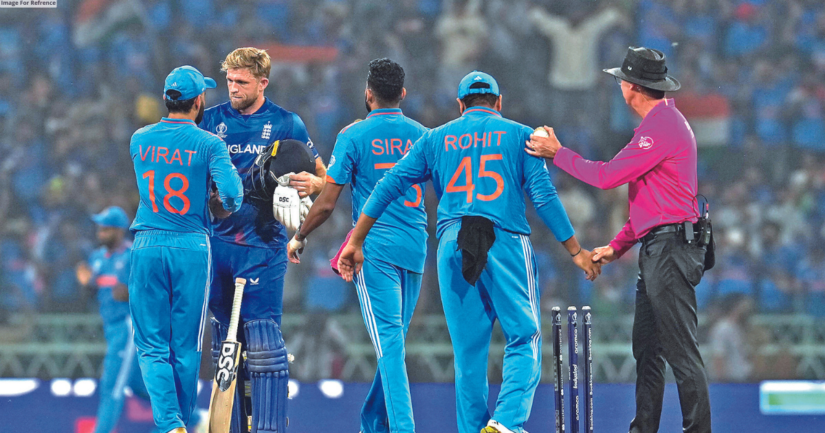 INDIA ROUT DEFENDING CHAMPS ENGLAND & ALL SET FOR UNBEATEN RUN IN LEAGUE STAGE